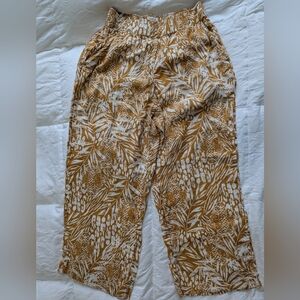 Christian Siriono 100% Linen Wide Leg Women's Size M Pants